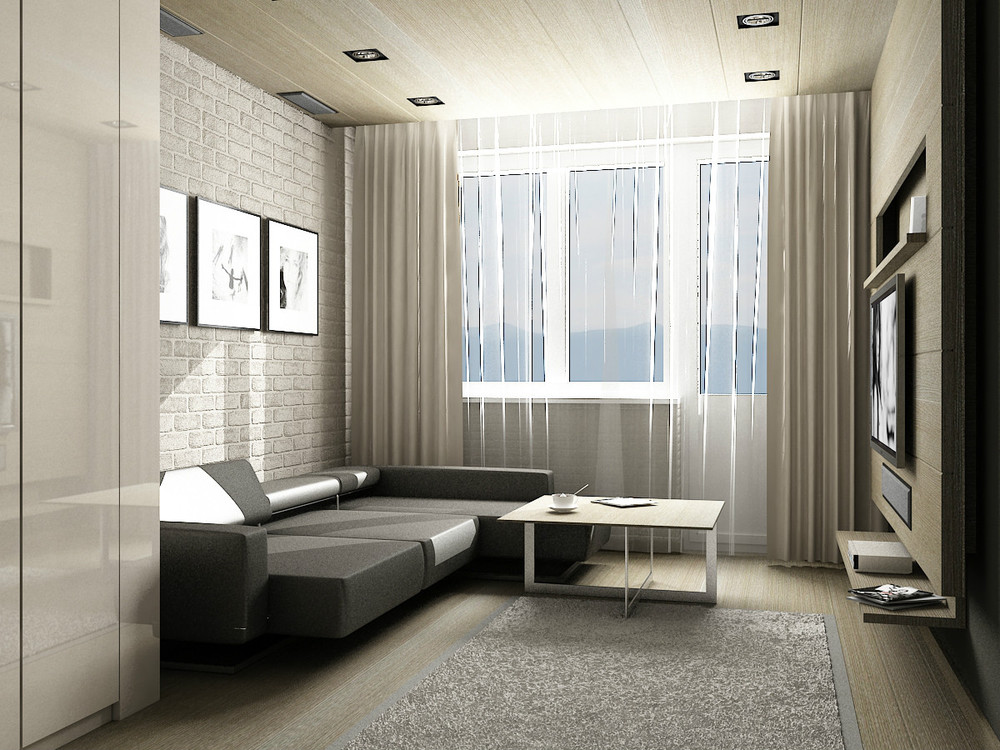 Дизайн 1 комнатной квартиры фото